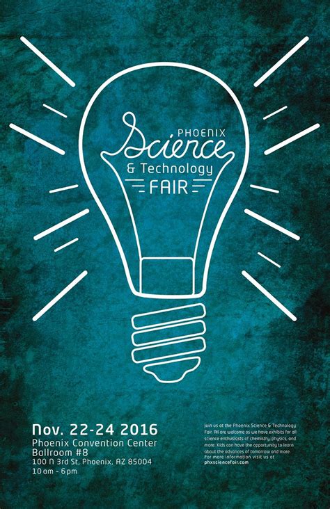 Phoenix Science Fair Poster :: Behance