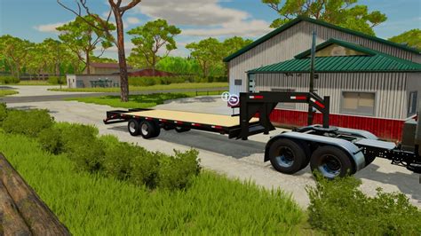 PJ Gooseneck Trailer FS22 - KingMods