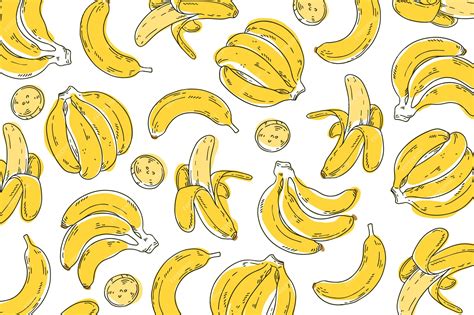 Banana Pattern Wallpaper