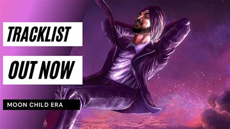 Diljit Dosanjh Revealed The Tracklist Of MoonChild Era Music Album