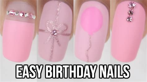 Pink Glitter Birthday Nails : 32elegant gold foil coffin nails ...