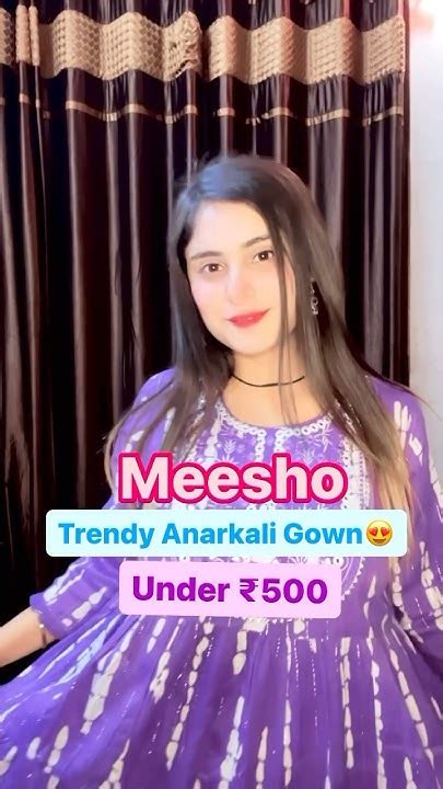 Meesho Anarkali Gowns under ₹500 #shortsfeed #shortsvideo #shorts #meesho #meeshohaul # ...