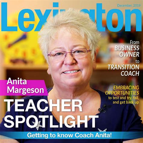 Lexington is honoring Coach Anita for teacher appreciation this week. Coach Anita helps members ...