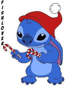 Disney Stitch Christmas Clipart - Clipart