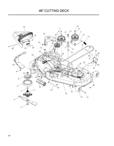 Husqvarna Z 4824 (968999512) - Husqvarna 48" Zero-Turn Mower (2007-12 ...