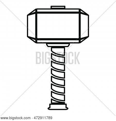 Thor's Hammer Thor Vector & Photo (Free Trial) | Bigstock