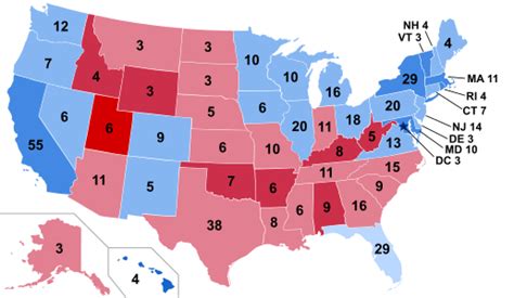 Electoral College Map 2012 Election