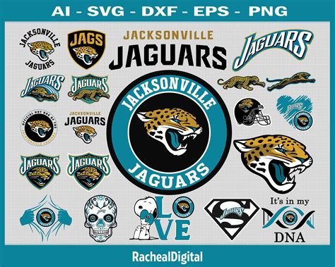 100 File Logo Jacksonville Jaguars NFL Football Jacksonville | Etsy