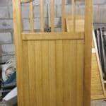 Swan Neck Spindle Wooden Garden Gates - Redwood And Siberian Larch Wooden Gates, Idigbo Wooden Gates