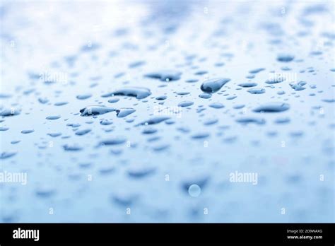 Beautiful rain drops on a car roof Stock Photo - Alamy