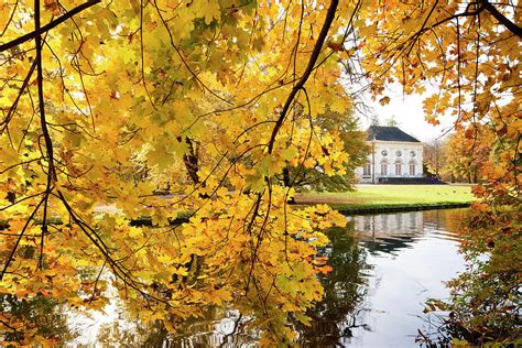 Nymphenburg Palace In Autumn, Germany Digital Art by Reinhard Schmid ...