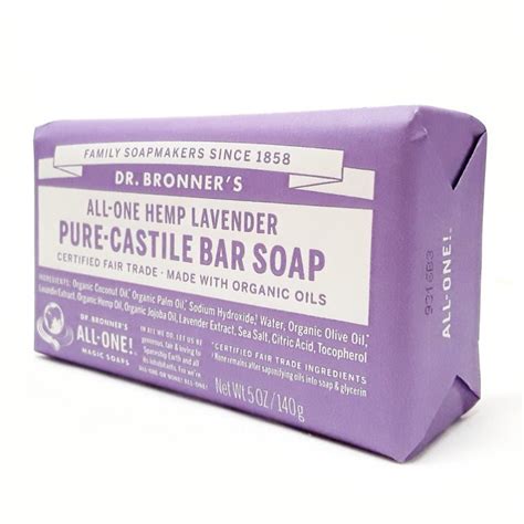 Dr. Bronner's Lavender Pure-Castille Bar Soap