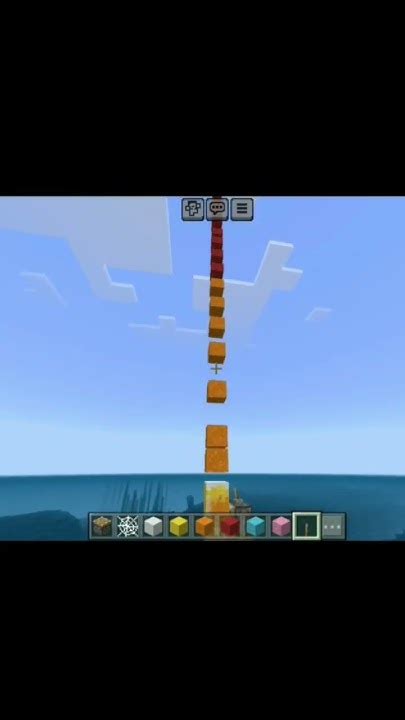 Minecraft concrete bridge trick #minecraft - YouTube