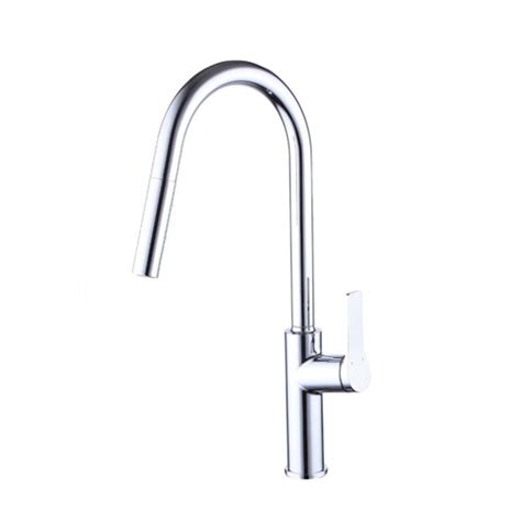 R Pull Down kitchen Faucets 10 11/16" x 19 3/4" Brushed nickel ...