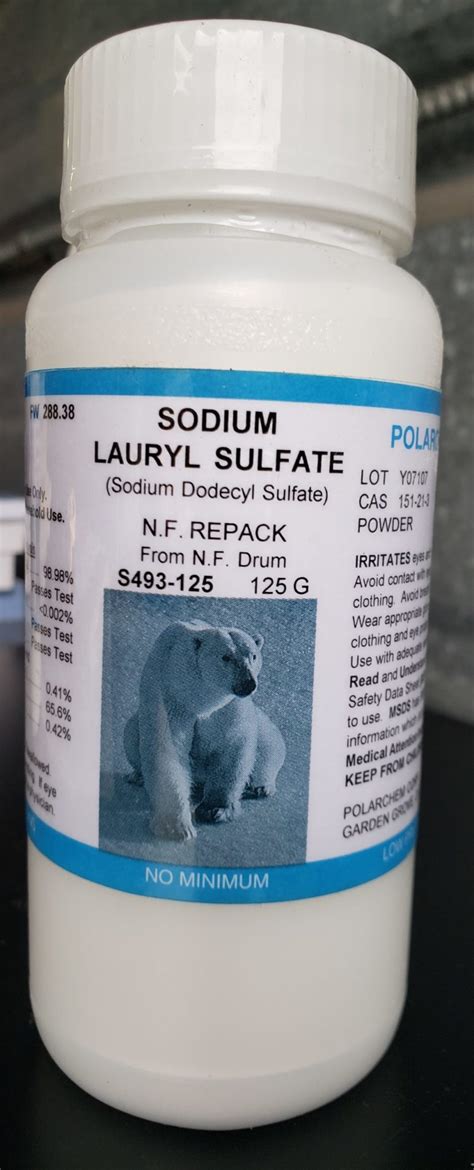 Sodium Lauryl Sulfate – 125 grams | KLM Bio Scientific