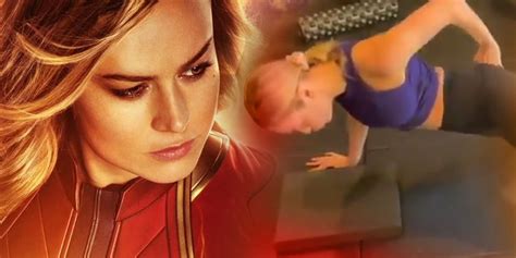 Captain Marvel 2: Brie Larson Shares One Arm Push-Up Training Video