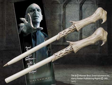 Harry Potter Voldemort Wand Pen & Bookmark By Noble Collection ...