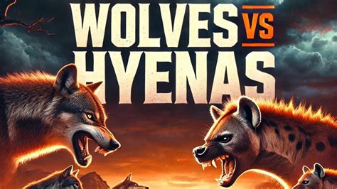 Wolves vs Hyenas: Battle of the Nocturnal Hunters - YouTube