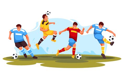 Football Player Character Collection 2181306 Vector Art at Vecteezy