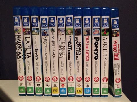 My Studio Ghibli Blu-ray collection so far : ghibli