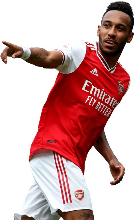 Pierre-Emerick Aubameyang Arsenal football render - FootyRenders