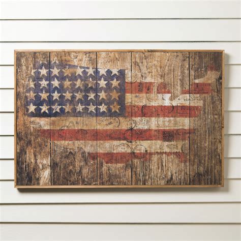 Birch Lane™ American Flag Wood Wall Art & Reviews | Wayfair