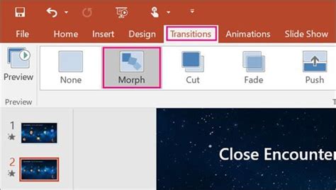 How to Use the Morph Transition in PowerPoint