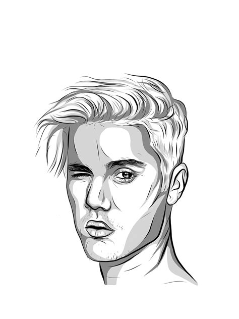 Justin Bieber Illustration on Behance