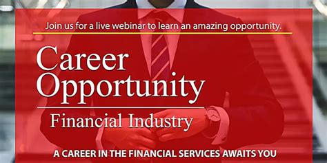 Career Opportunity in the Financial Industry | JobMob