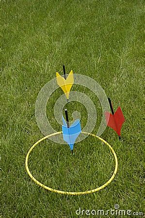 Lawn Darts, Popular Family And Party Jarts Game Stock Photos - Image ...