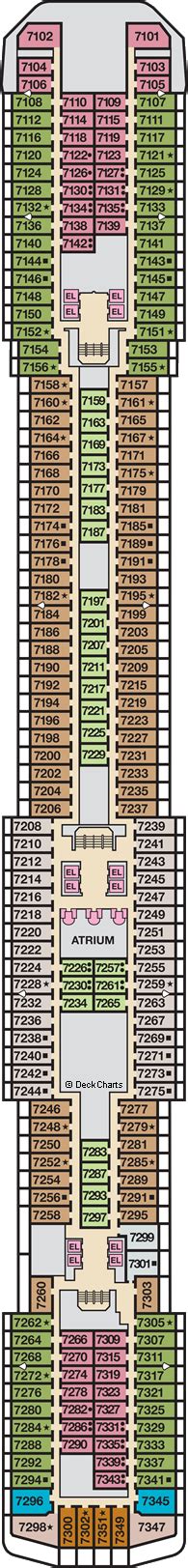 Carnival Pride Deck Plans: Ship Layout, Staterooms & More - Cruise Critic