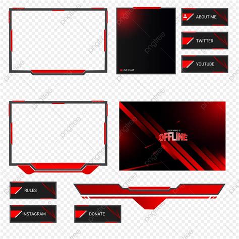 Streaming Overlay Design, Twitch Overlay Live Streaming, Live Streaming ...