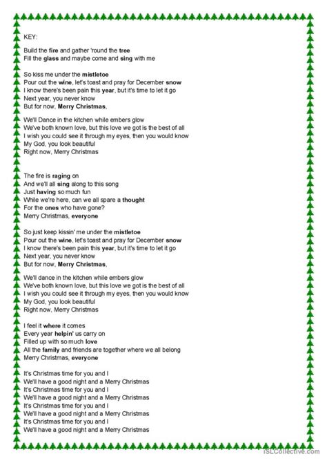 Merry Christmas - Ed Sheeran and Elt…: English ESL worksheets pdf & doc