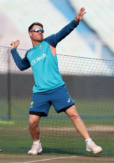 David Warner goes through a fielding session at training | ESPNcricinfo.com