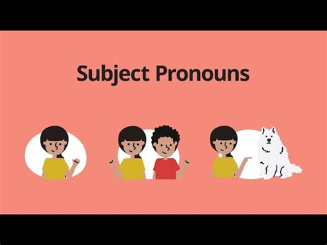 Subject Pronouns Worksheet For Grade 2