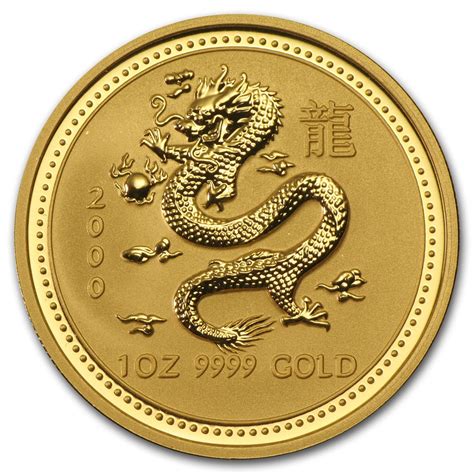 Buy 2000 Australia 1 oz Gold Lunar Dragon BU (Series I) | APMEX