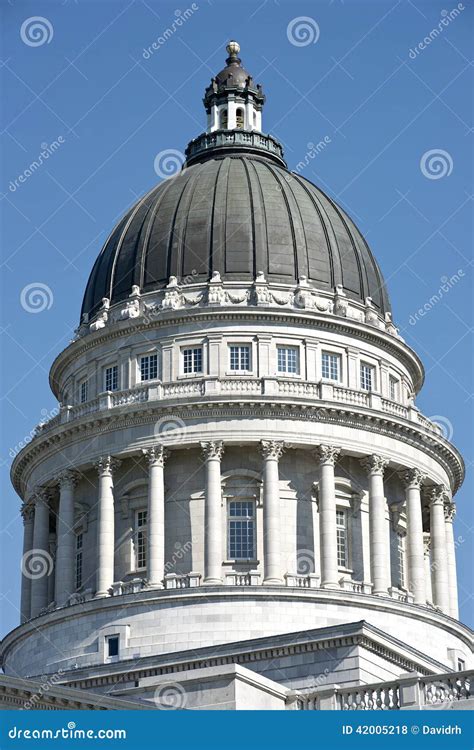 Utah State Capitol Dome stock photo. Image of city, iconic - 42005218