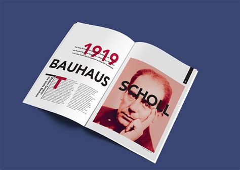 Bauhaus & Graphic Design editorial design :: Behance