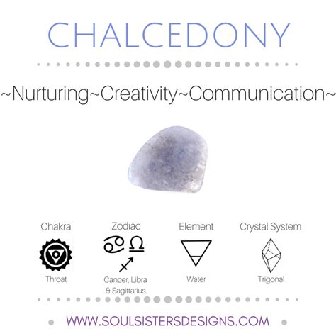 Chalcedony Healing Crystal | Spiritual crystals, Crystal healing stones, Crystals