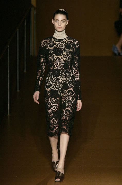 F/W 2008 Prada Runway Wait Listed Black Lace Dress – Shrimpton Couture