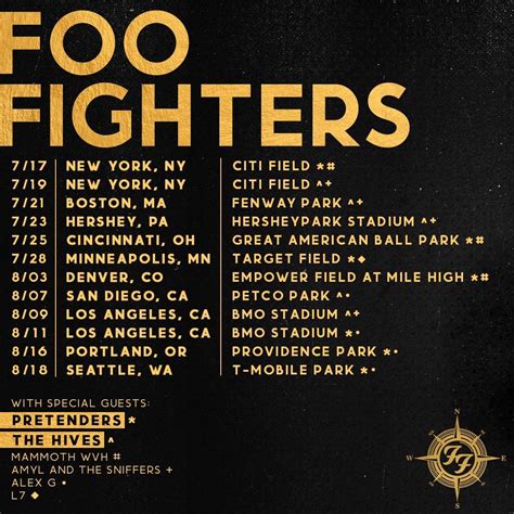 Score Your Seats: Foo Fighters 2024 Tour Tickets On Sale Now