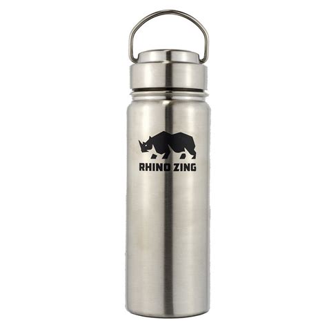 18 Oz Stainless Steel Water Bottle with Insulated Wide Mouth Stainless - CampWildRide.com