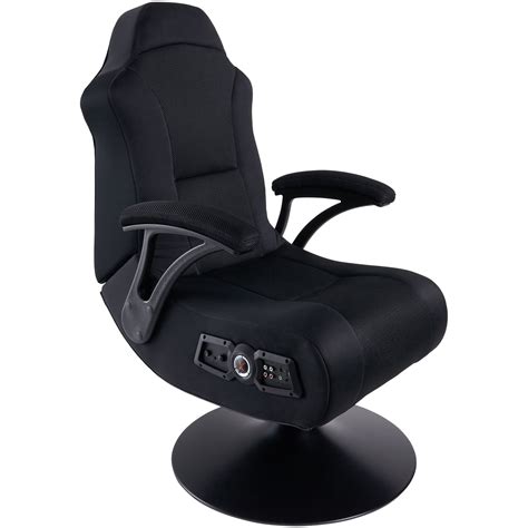 X Rocker X-Pro 300 Black Pedestal Gaming Chair Rocker with Built-in ...