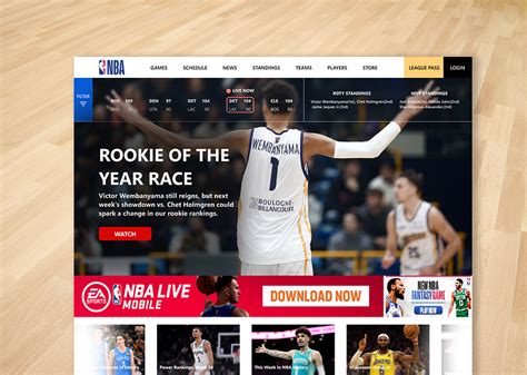 NBA Redesign by KrisUXDesign on Dribbble