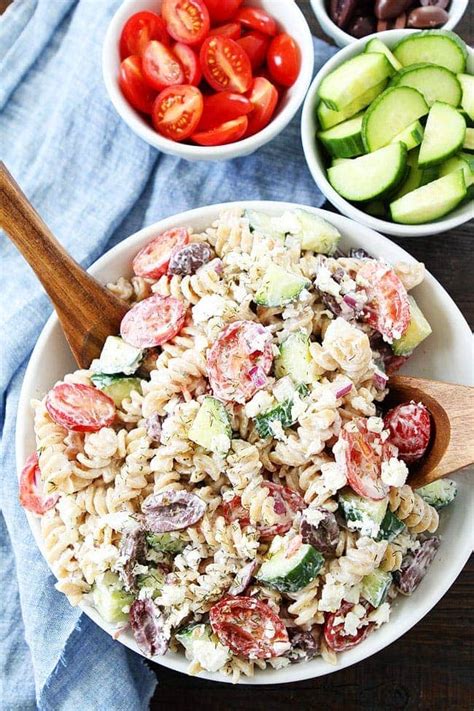 Our Most Shared Greek Yogurt Pasta Salad Ever – Easy Recipes To Make at ...