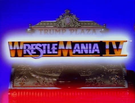 WrestleMania IV Review WWF/WWE | Writebase updated. 2021