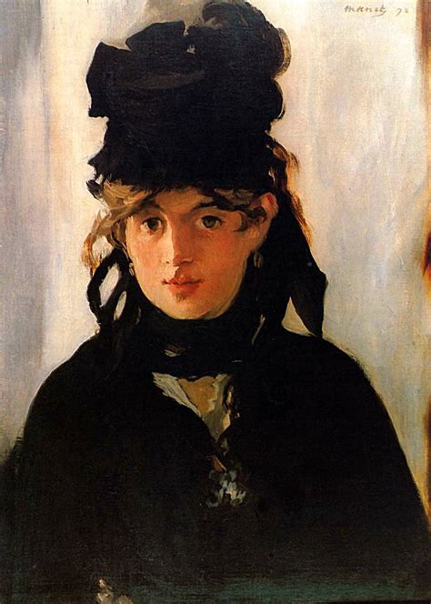 Manet-Portrait-of-Berthe-Morisot-1872 | SchoolWorkHelper