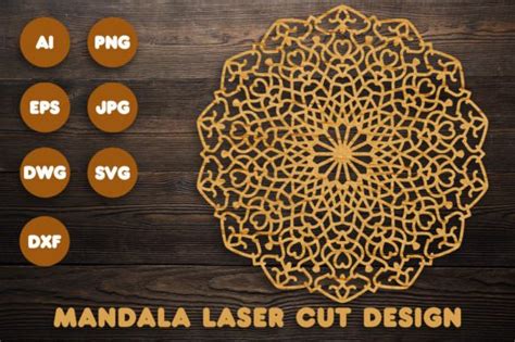 3D Floral Mandala Svg Files for Cricut Graphic by Digital Design Den · Creative Fabrica