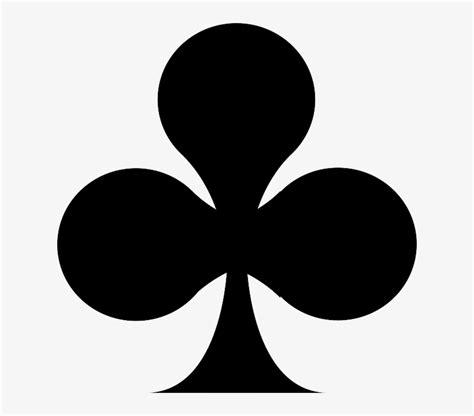 Club, Symbol, Card, Shape, Game, Playing, Shapes, Play - Ace Of Clubs Symbol Transparent PNG ...