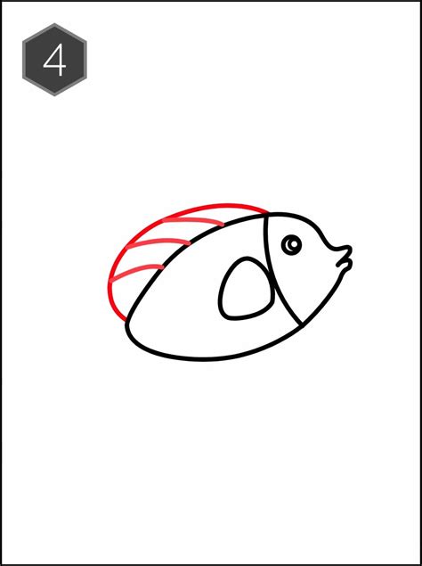 How To- Simple Fish Drawing for kids Tutorial